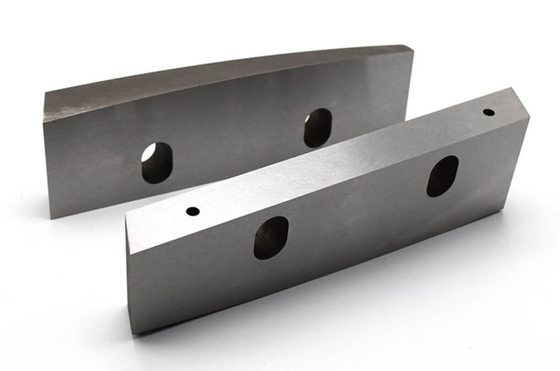 60-67 HRC Scrap Chopper Blades HSS Tubo di alluminio