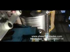 Processo di taglio rotatorio della macchina della lamiera di acciaio di industriale del metallo